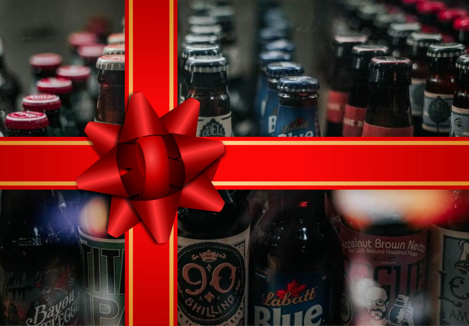 Liquor store Christmas