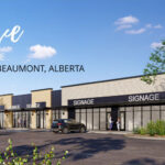 Artist rendering of Le Reve liquor store for sale in Beaumont, Alberta