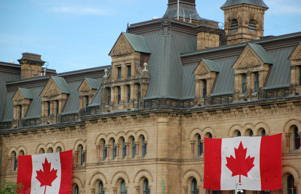 Canada's parliamament buildings in Ottawa
