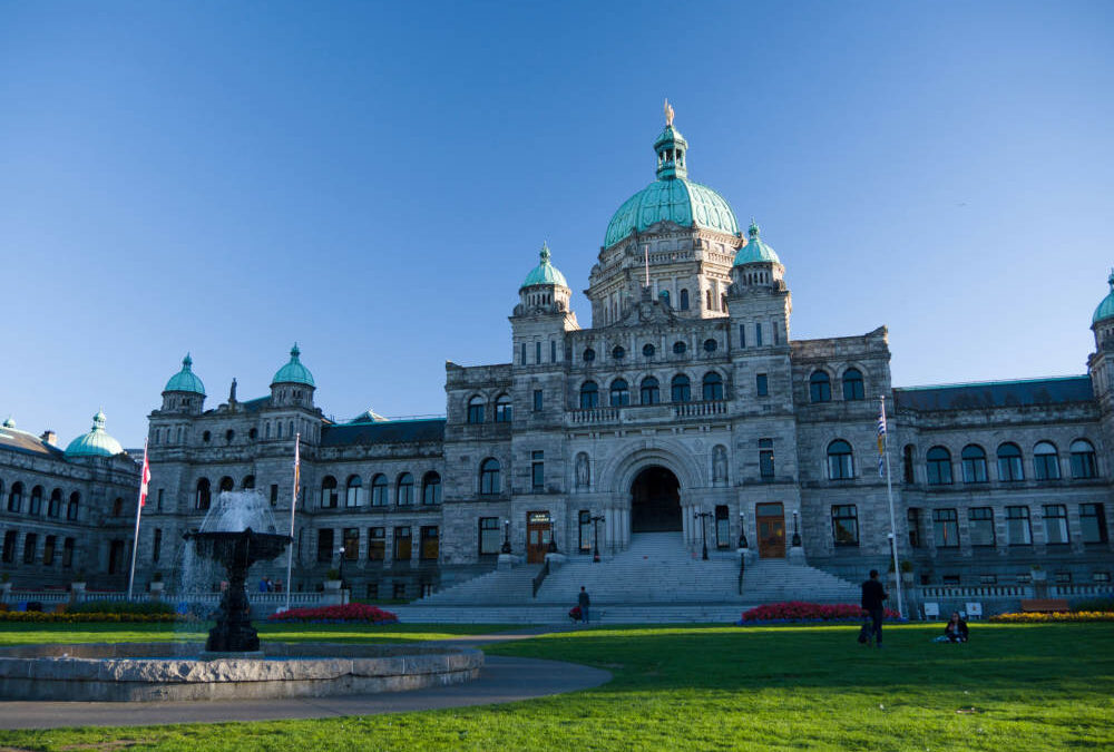 BC tariff response: photo of BC parliament building