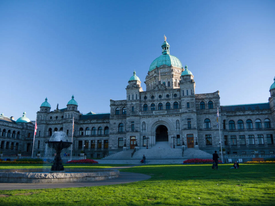 BC tariff response: photo of BC parliament building