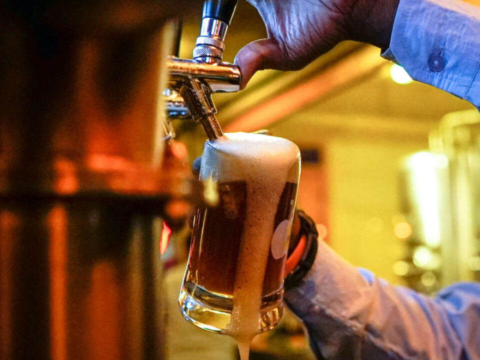 Serving beer in Saskatchewan